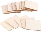 ZOENHOU 150 PCS 4 x 4 Inch Unfinished Wood Squares Bulk, Blank Basswood Sheets - Image 4