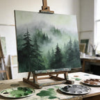 AUREUO Green Acrylic Paint Set - Image 3