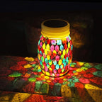 Mosaic Lanterns Outdoor Garden Decor Waterproof Lights, Solar Mosaic Christmas - Image 7