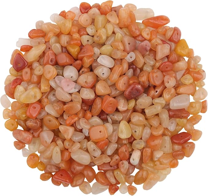 400pcs Natural Chip Stone Beads - Image 2
