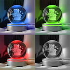 IFOLAINA Cat Themed Gifts for Women 3D Crystal Ball for Her Mom Girls | Cat - Image 6