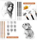 YunQiDeer Drawing Pencils, Art Supplies Sketch Pencils Kit - Image 3