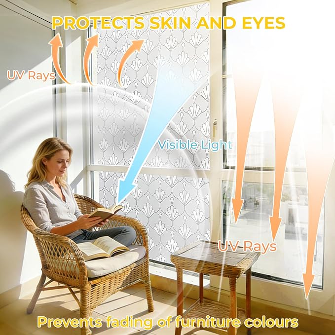 OHTMERU Window Privacy Film Decorative - Image 3