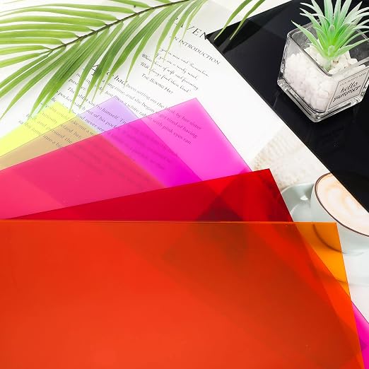 10 Pcs Cast Acrylic Sheet 12 x 12 Inch Translucent Acrylic Sheets - Image 5