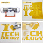 guangyintong Heat Transfer Vinyl Gold HTV Rolls, Glossy Surface HTV Vinyl - Image 4