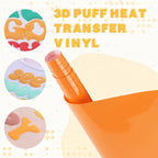 Tintnut Saffron Mango Puff Heat Transfer Vinyl Roll, easy cut & weed, stretch - Image 3