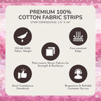 Tinyspool & Co.'s Twirlie Roll 40 Precut Quilting Fabric Strips - Image 5