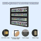 Graded Sports Card Display Case Lockable, Trading Card Collector Wall Display - Image 4