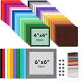 90PCS Felt Fabric Sheets Craft Kit by Loyisal