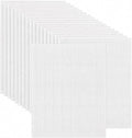 YOUNTHYE 15 PCS 10 Count Plastic Canvas Sheets, 10.2 x 13.2 Inch Plastic Mesh by YOUNTHYE