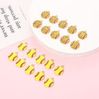 20PCS Sports Charms Enamel Basketball Baseball Pendant Charms - Image 3