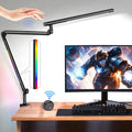 LED Desk Lamp with Clamp, 18W Architect Desk Lamp with Dual Light, Flexible 3 by SUNLINKCO