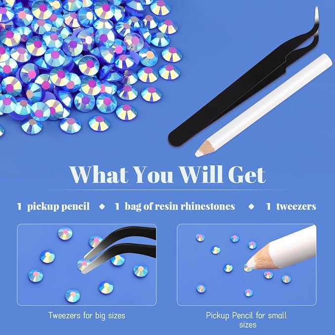 4000PCS 5mm Resin Jelly Rhinestones in Bulk, Bedazzling Flatback Crystals - Image 7