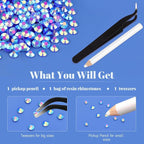 4000PCS 5mm Resin Jelly Rhinestones in Bulk, Bedazzling Flatback Crystals - Image 7