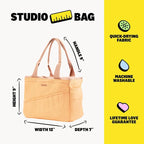 Soolla Studio Bag: Art Supply Storage Organizer & Pottery Tool Bag, Washable - Image 8