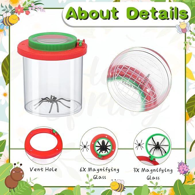 Coopay 4 Pieces Magnifying Insect Box - Image 3