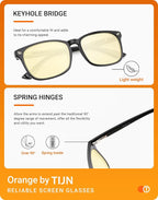 TIJN Gaming Glasses Blue Light Blocking Glasses - Image 5