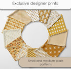 Cotton Satin Patchwork Fabric Panel – 35 Designs, 20×20 cm Squares, Single - Image 3