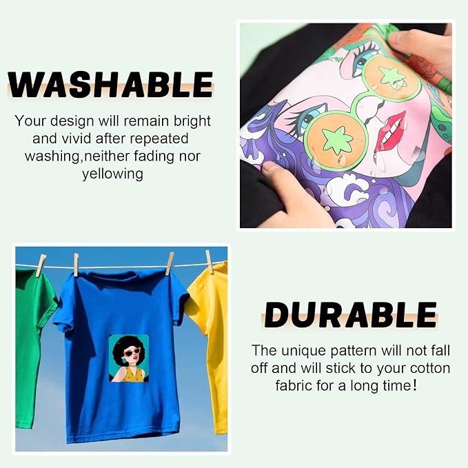 HTVRONT Sublimation HTV Sheets for Cotton Fabric - Image 5