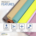 Pastel EVA Foam Sheets, 8 Assorted Colors, 6 x 9 Inch, 2mm Thick – Foam Paper - Image 5