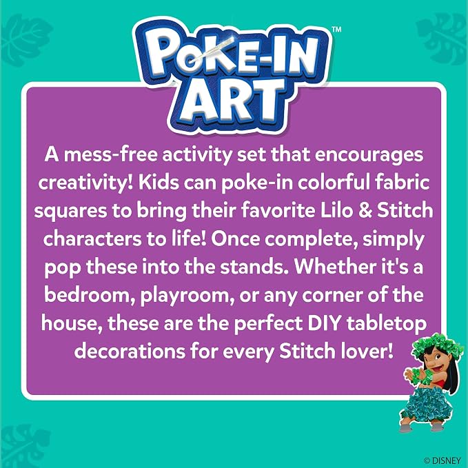 Skillmatics Poke-in Art – Lilo & Stitch, Mess-Free Fun, DIY Wood Craft Kit | - Image 8