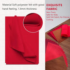 Soft Felt Sheets, 8x12 inches Assorted Craft Felt Fabric, 1.4mm Thick Felt - Image 4