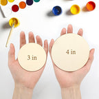 Blisstime Unfinished Wood Circles - Image 7
