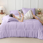 JOLLYVOGUE Queen Comforter Set, Ultra-Soft Bed in a Bag Queen Size 7 Pieces - Image 6