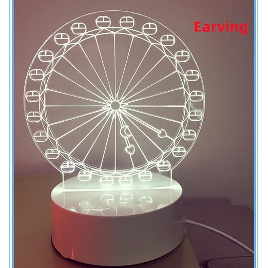 12 Pcs Round Clear Cast Acrylic Sheets LED Light Base | Clear Plexiglass - Image 5
