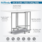 Sew Ready Folding Craft & Cutting Standing Table - Image 2
