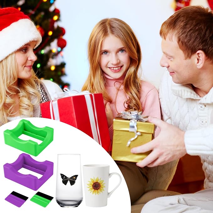 Silicone Cup Cradle for Tumblers, 2 Pack Tumbler Holder for Crafts - Image 7