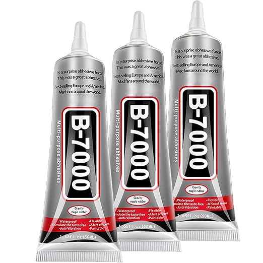 B7000 Jewelry Glue for Jewelry Making, FITTDYHE 3PCS 50ML/1.69 fl oz Clear by FITTDYHE