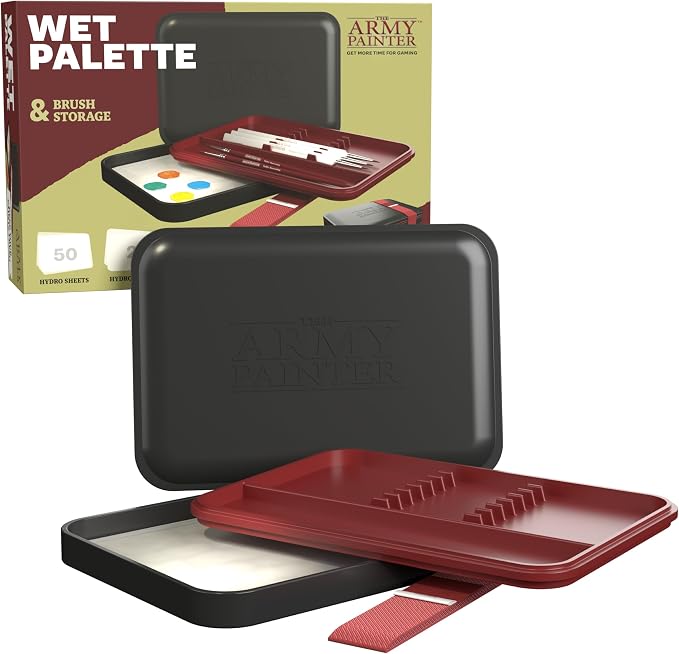 The Army Painter Wet Palette, for Acrylic Paint, Incl. 50 Sheets, 2 Foams & - Image 2