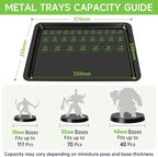 Miniatures Storage Case Miniatures Transport Case Aluminum Alloy Frame - Image 6