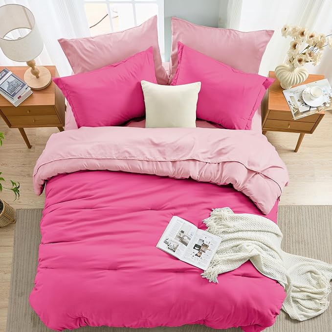 MUXHOMO 7 Pieces Full Comforter Set, Soft Bed in a Bag Full Size, All Season - Image 8
