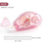 LONGKEY 8 Pack Scrapbook Tape Double Sided Tape Roller - Image 2