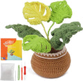 kgxulr Crochet Kit for Beginners, Monstera Leaves Crochet Kit Beginner Crochet by kgxulr