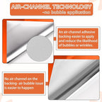 WRAPXPERT Orange Chrome Vinyl, Chrome Mirror Metallic No Bubble 12" x5ft - Image 5