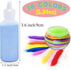 Guuozzli 36 PCS Art Sand Kit, DIY Scenic Sand Painting & Wedding Decoration - Image 2