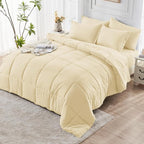 JOLLYVOGUE California King Comforter Set, Ultra-Soft Bed in a Bag Cal King Size - Image 8