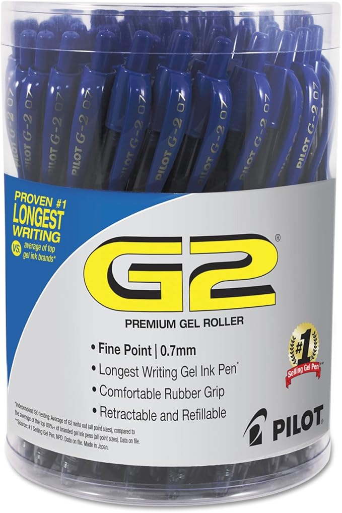 Pilot G2 Premium Gel Pen Convenience Pack, Retractable, Fine 0.7 mm by PilotCorporationofAmerica