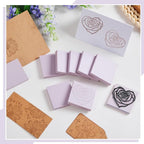 Frienda 24 Pcs 2" x 2" Rubber Carving Blocks Linoleum Blocks - Image 5