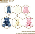 10 Inch Memory Bear Quilting Templates & Sewing Patterns - Image 2