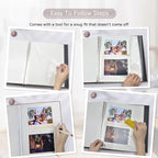 Popotop Large Photo Album Self Adhesive 4x6 5x7 8x10 Scrapbook Album DIY - Image 4