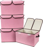 Foldable Fabric Storage Box, 16.5 x 11.8 x 9.8 inches, by TCbelosion