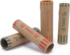 L LIKED 3072 Pcs Preformed Coin Roll Wrappers - Image 6