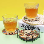 Axquilon 8 Pcs Highland Cow Diamond Art Coasters Kit - Image 5