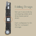 Mobile Folding Utility Cart - Image 5