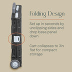 Mobile Folding Utility Cart - Image 5