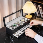 ProCase Watch Box, 6 Slot Watches Display Case - Image 5